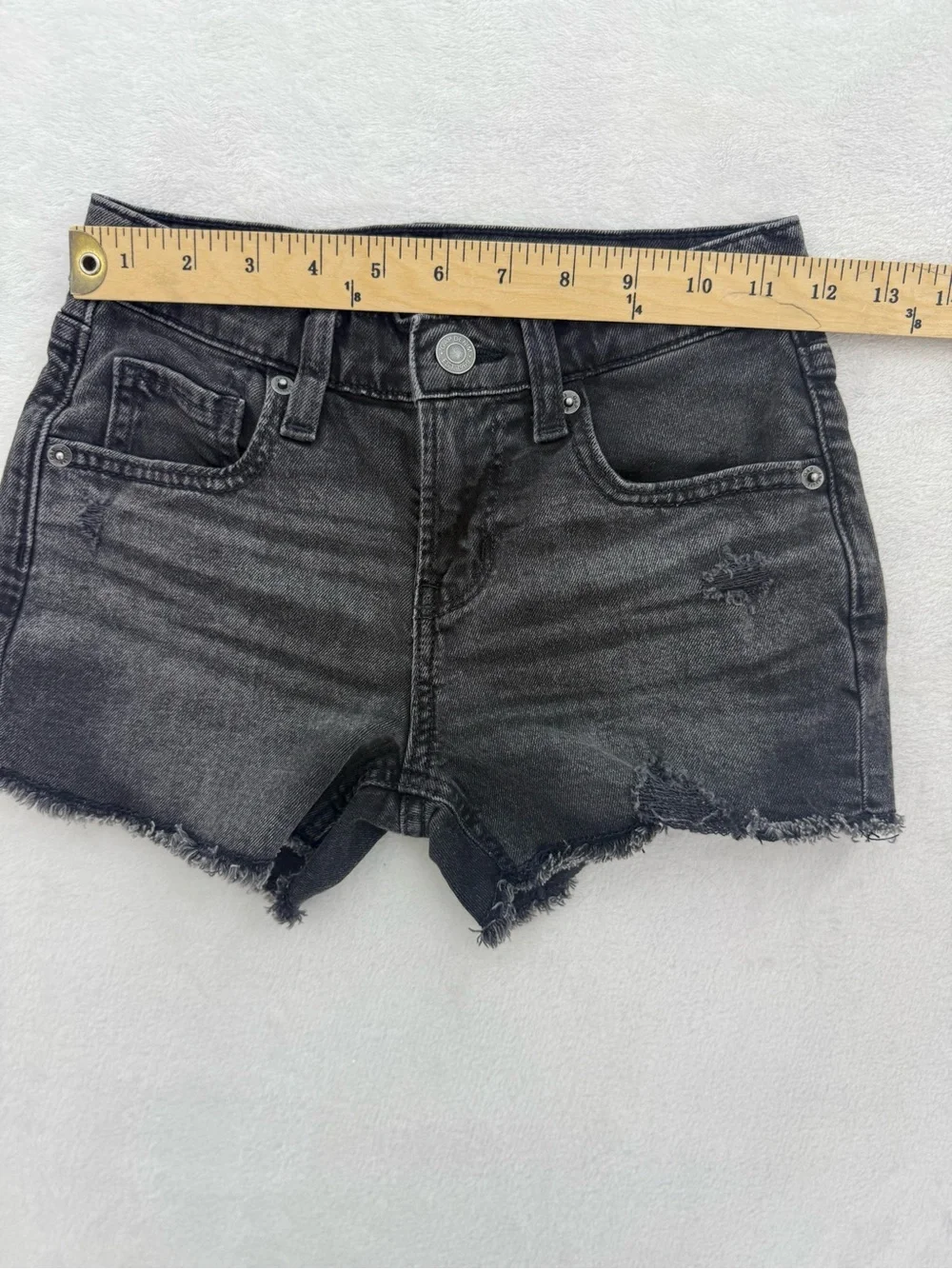 Girls Gap Kids Black Low Stride Shorts Size 8